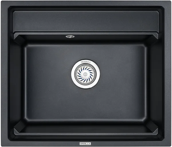 Мойка кухонная Granula Kitchen Space 6003, шварц Sancos — Оригинал