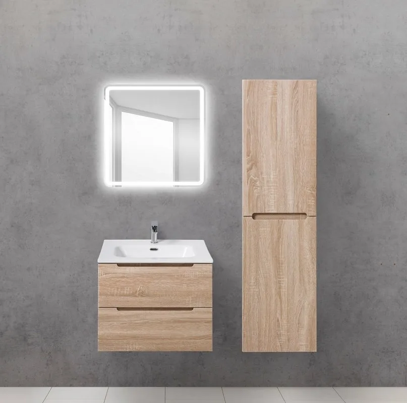 Зеркало BelBagno SPC-MAR-600-600-LED-BTN Sancos — официальный сайт