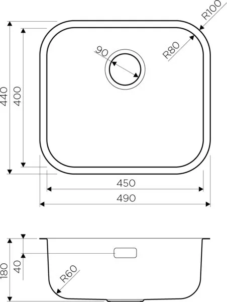 Мойка кухонная Omoikiri Omi 49-U-AB латунь Sancos — официальный сайт