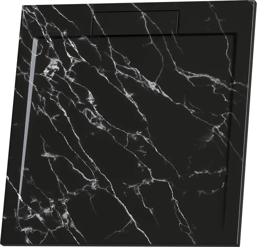 Поддон для душа RGW Stone Tray STL MB 80x80, черный мрамор Sancos — официальный сайт