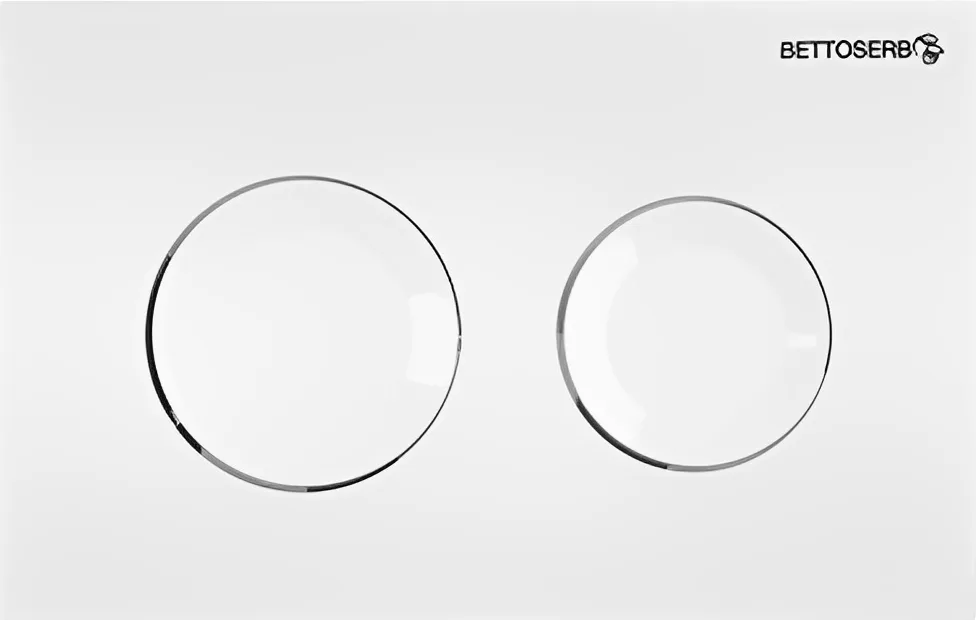 Кнопка смыва BETTOSERB Sava Fix Slim Sitnica 40006466 белый глянец Sancos — официальный сайт