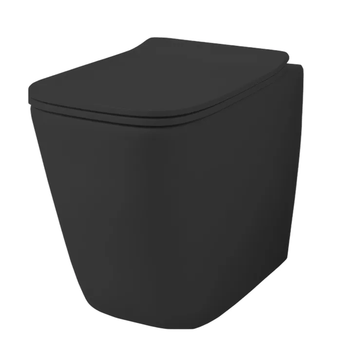 Унитаз приставной напольный ArtCeram A16 Reel ASA001 17 71 с микролифтом, безободковый, матовый черн Sancos — официальный сайт