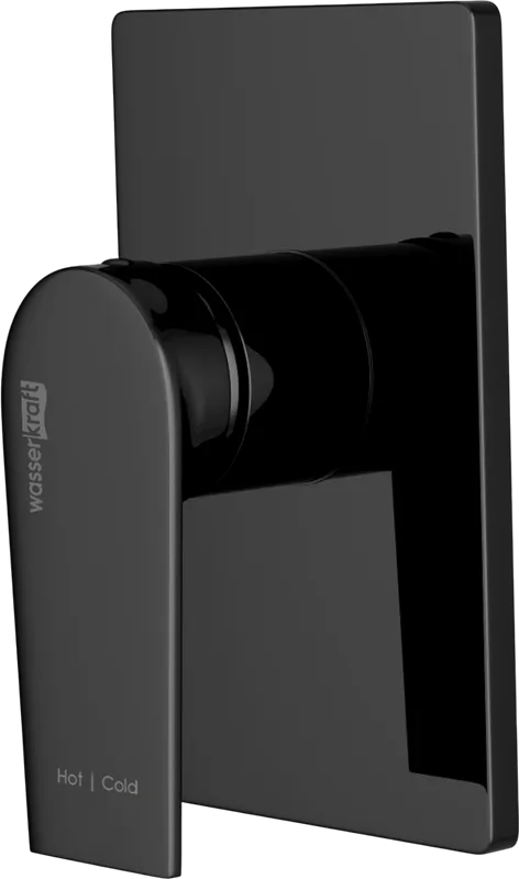 Душевой комплект Wasserkraft Glan A66181 С ВНУТРЕННЕЙ ЧАСТЬЮ, черный Sancos — официальный сайт