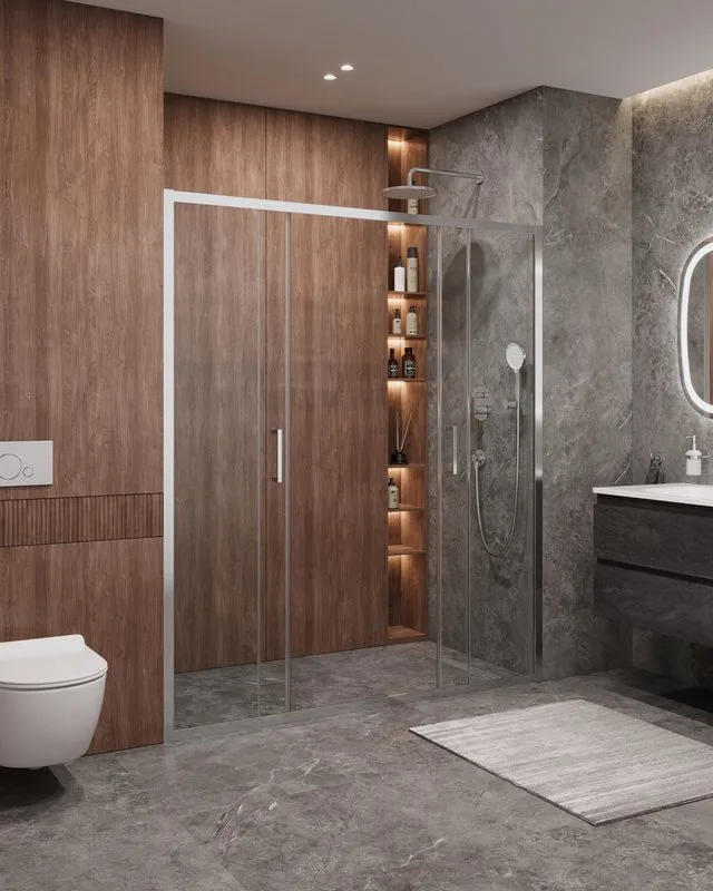 Душевая дверь в нишу Cezares Molveno BF 2 180 C Cr IV Sancos — официальный сайт