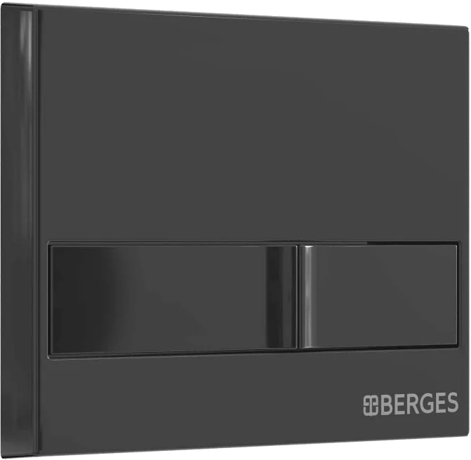 Система инсталляции для унитазов Berges Novum L6, с кнопкой смыва, черный глянец Sancos — официальный сайт