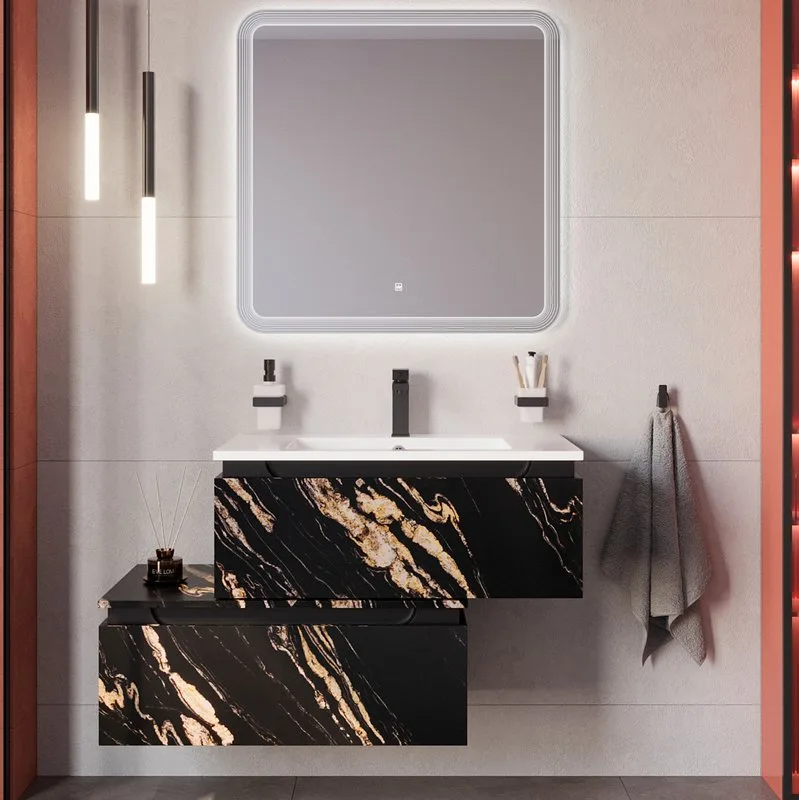 Тумба Cezares Slider 80 1 ящик, черный фьюжн Sancos — официальный сайт