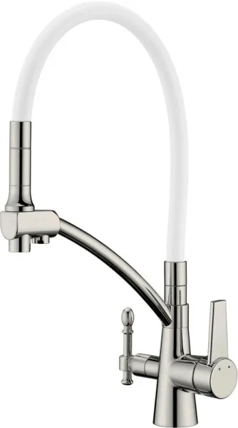 Смеситель для кухни Zorg Sanitary ZR 338-8 YF satin с гибким изливом