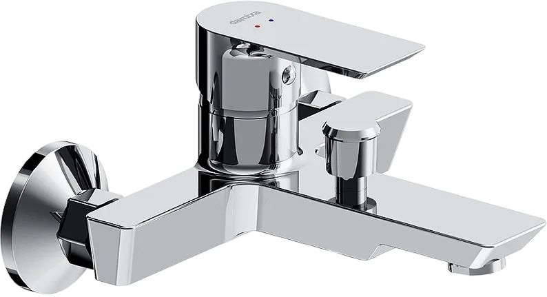 Смеситель для ванны с душем Damixa Apollo 471000001, хром Sancos — официальный сайт