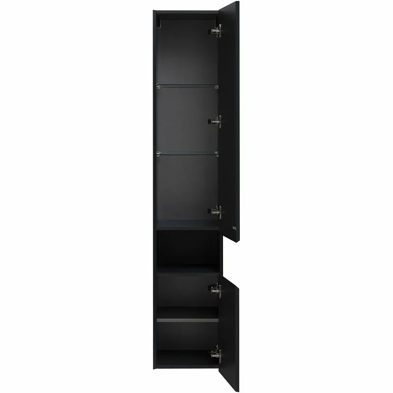 Шкаф-пенал для ванной Allen Brau Infinity 35 R подвесной, антрацит матовый Sancos — официальный сайт