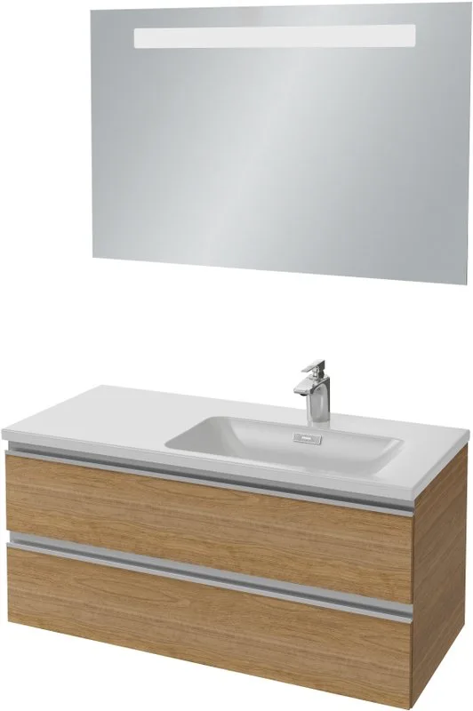 Мебельная раковина Jacob Delafon Vox EXAD112 L, 100 см Sancos — официальный сайт