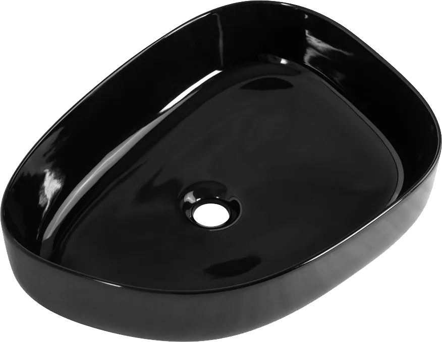 Накладная раковина BelBagno BB1435-NERO Sancos — официальный сайт