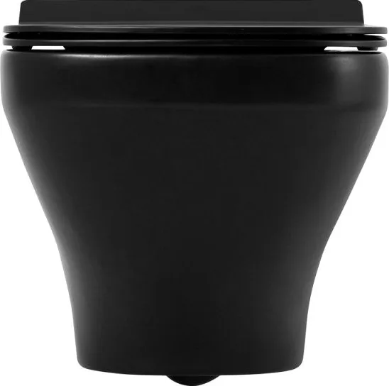 Чаша для унитаза подвесного BelBagno Sela BB3201CHR-MB матовая черная Sancos — официальный сайт