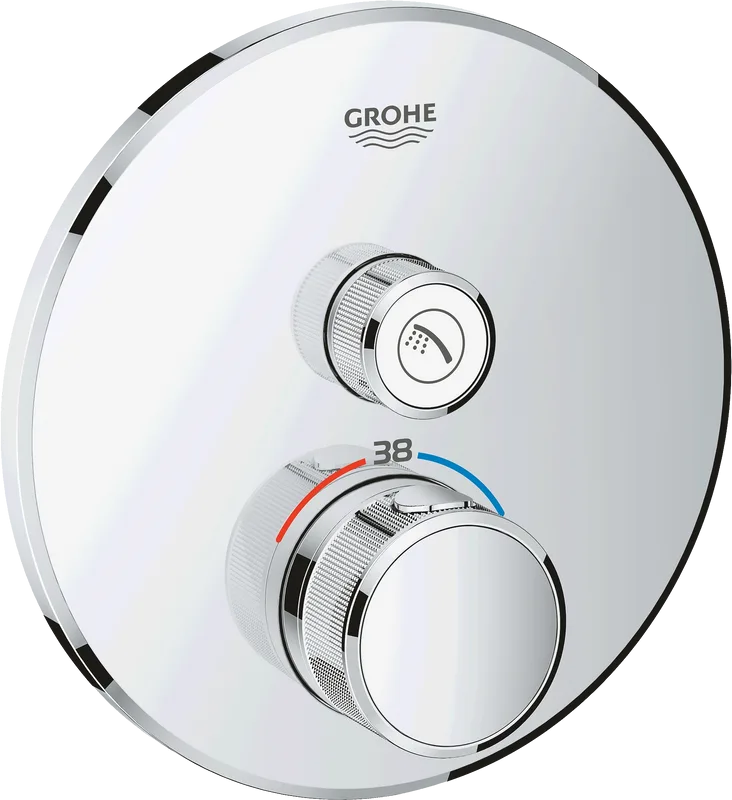 Термостатический смеситель встраиваемый Grohe Grohtherm SmartControl 29118000 для душа Sancos — официальный сайт