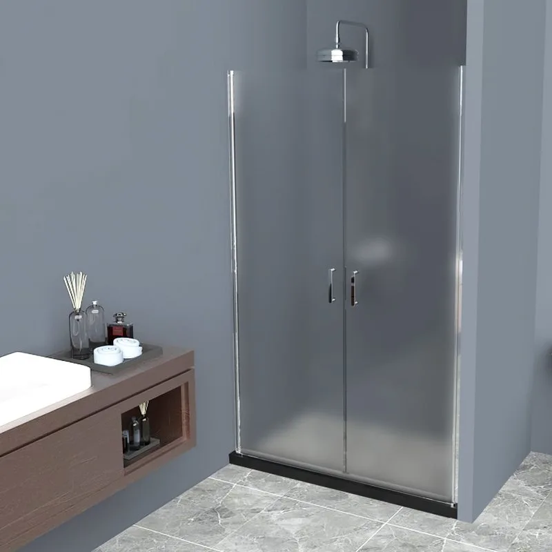 Душевая дверь в нишу BelBagno Uno B-2-110-P-Cr стекло текстурное Sancos — официальный сайт