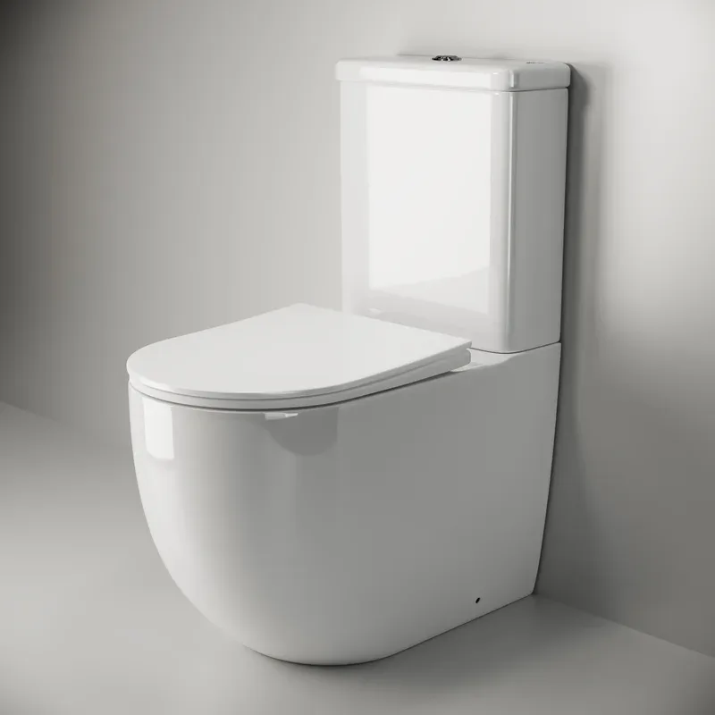 Чаша для унитаза-компакта Ceramicanova Mia Rimless Mia CN1801-B Sancos — официальный сайт