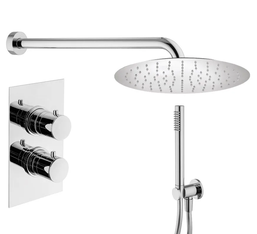 Душевой комплект Plumberia Selection Ixo KITXOT18QCR, С ВНУТРЕННЕЙ ЧАСТЬЮ, хром Sancos — официальный сайт