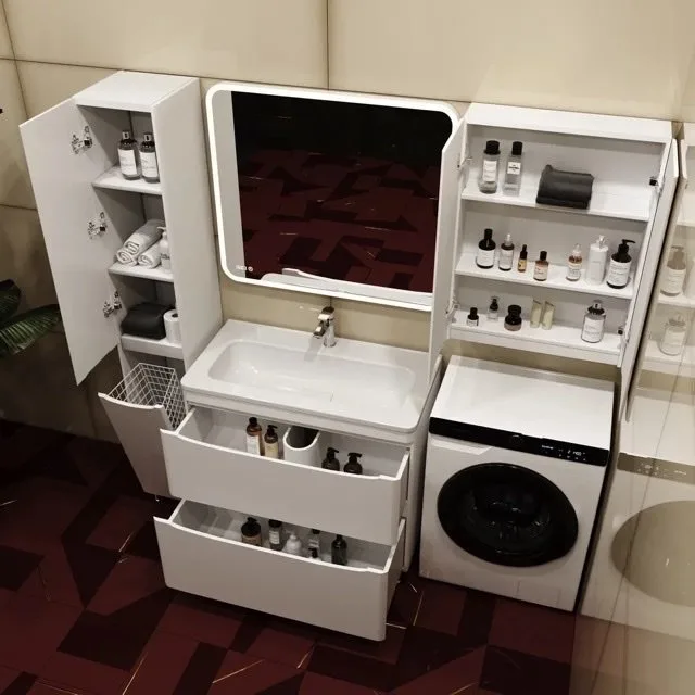 Шкаф над стиральной машиной Style Line Бергамо Мини Люкс Plus 60 антискрейч белый