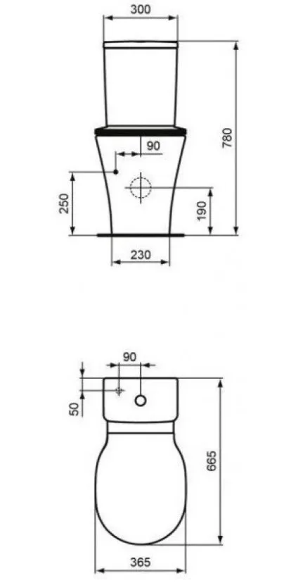 Бачок для унитаза Ideal Standard Connect Air E073901 Sancos — официальный сайт