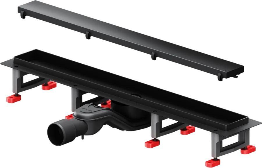 Душевой трап (лоток) AM.PM MasterFlow Tile 60 см, черный матовый Sancos — официальный сайт