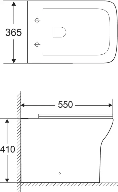 Чаша для унитаза приставного BelBagno Romano BB248CBR Sancos — официальный сайт