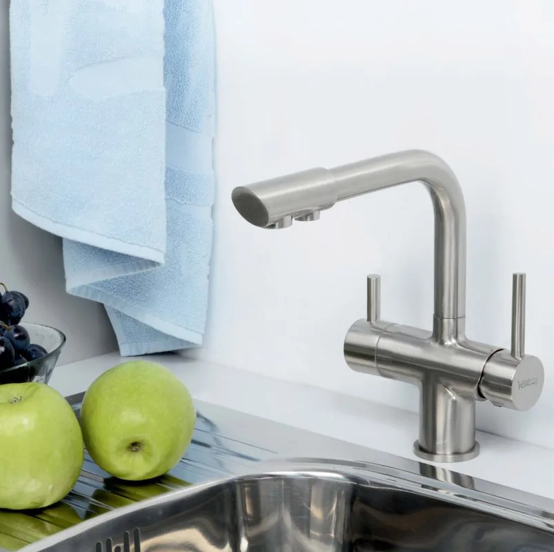 Смеситель для кухни Wasserkraft A8027 матовый хром Sancos — официальный сайт