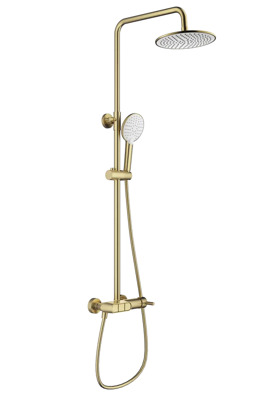 Душевая стойка Wonzon & Woghand MUSE Corno WW-A30653-BG, брашированное золото Sancos — официальный сайт