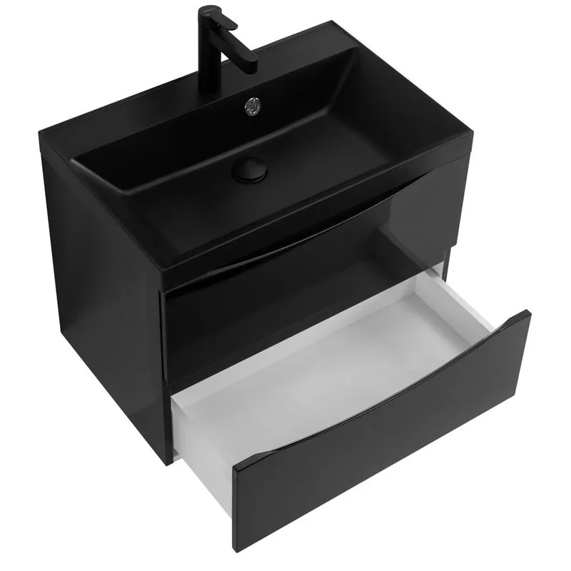 Тумба под раковину без столешницы BelBagno Marino 70 nero lucido Sancos — официальный сайт