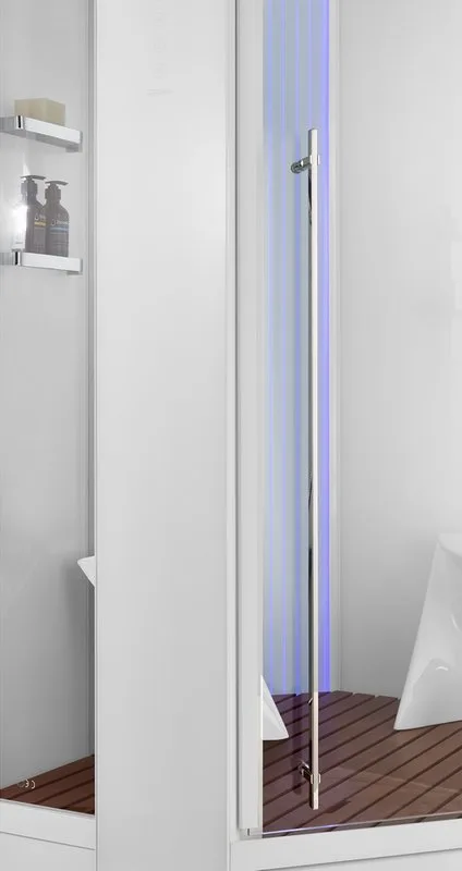 Душевая кабина Orans 89106W0LH белая, с баней, удлиненная ручка Sancos — официальный сайт