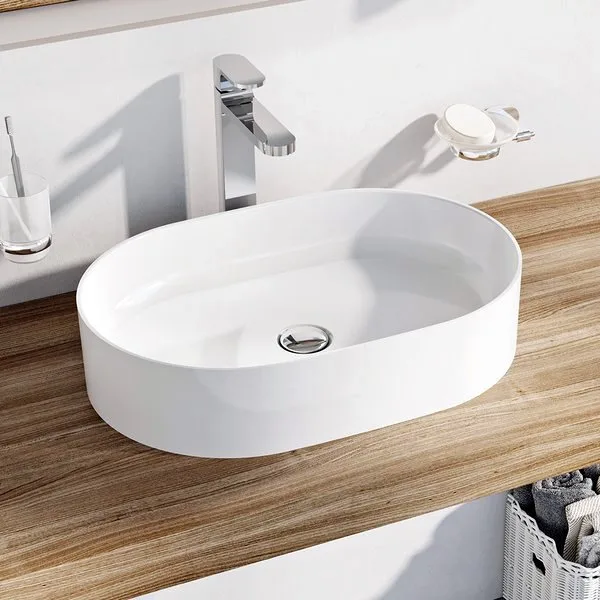 Накладная раковина Ravak Ceramic Slim 550 O Sancos — официальный сайт