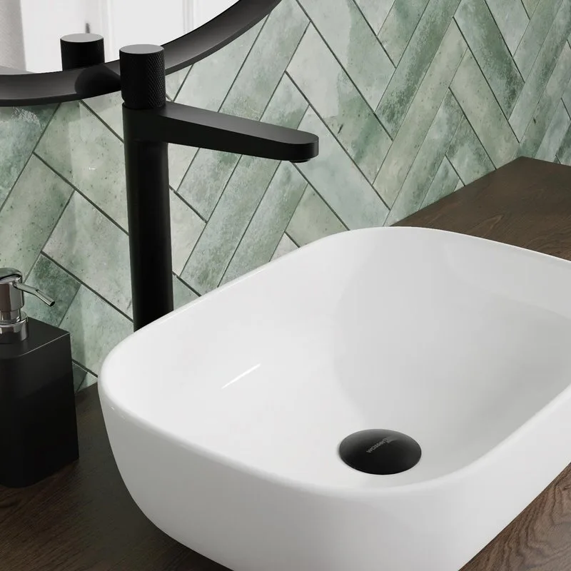 Смеситель для раковины Wasserkraft Fulda 5203H черный soft-touch Sancos — официальный сайт