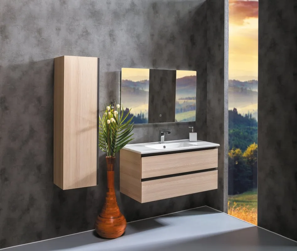 Шкаф-пенал для ванной Armadi Art Capolda light wood Sancos — официальный сайт
