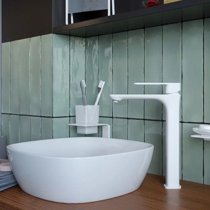 Смеситель для раковины IDDIS Slide SLIWT01i01 белый Sancos — официальный сайт