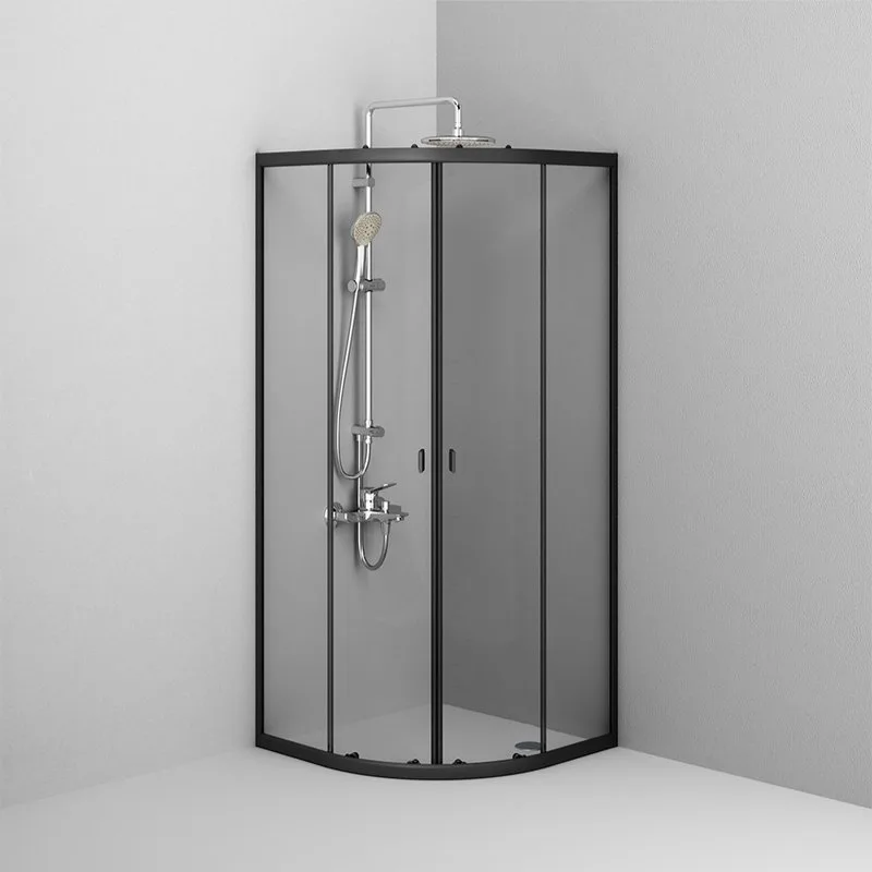 Душевой уголок AM.PM X-Joy Twin Slide W88G-205-080BT64 80x80, профиль черный Sancos — официальный сайт