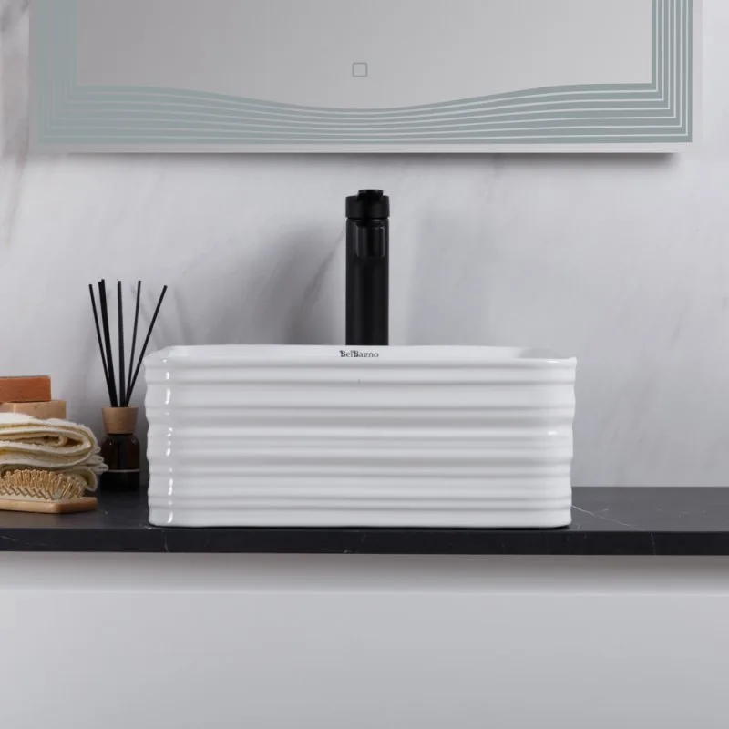 Накладная раковина BelBagno BB1421 накладная Sancos — официальный сайт