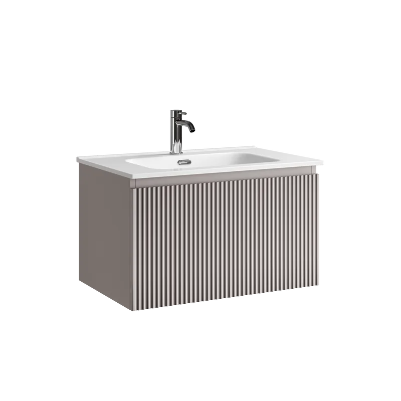Тумба под раковину Sancos Snob R 1.0 70 подвесная Doha soft (пыльная роза), SNR1.070SM Sancos — официальный сайт
