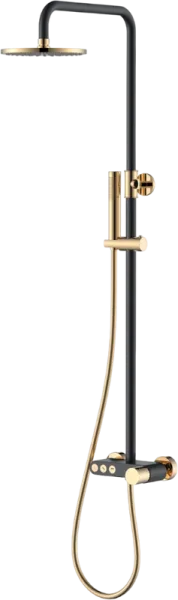 Душевая стойка Boheme Stick 128-BG, black diamond gold
