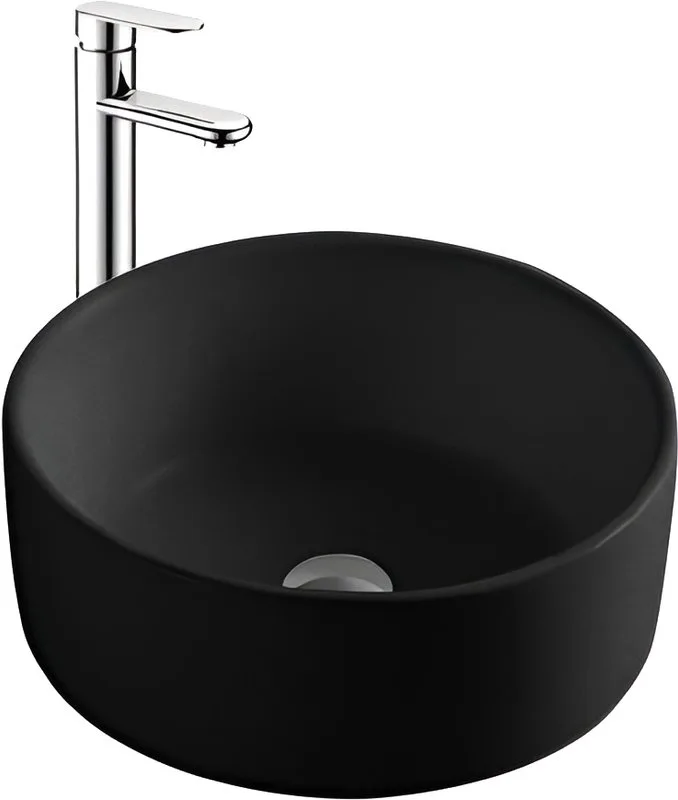 Накладная раковина AQUATEK AQ5118-MB матовая черная Sancos — официальный сайт