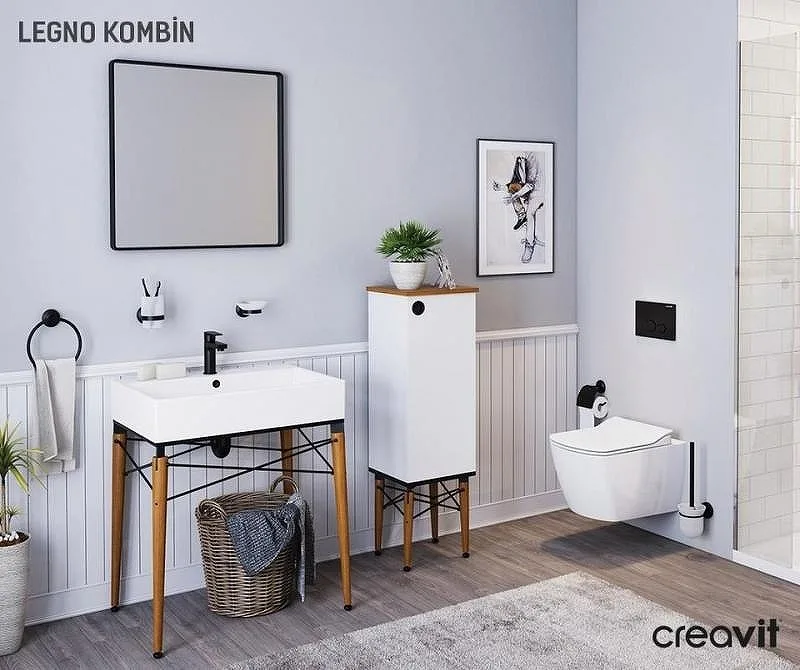 Чаша для унитаза подвесного Creavit Elegant EG321-00CB00E-0000 белая Sancos — официальный сайт