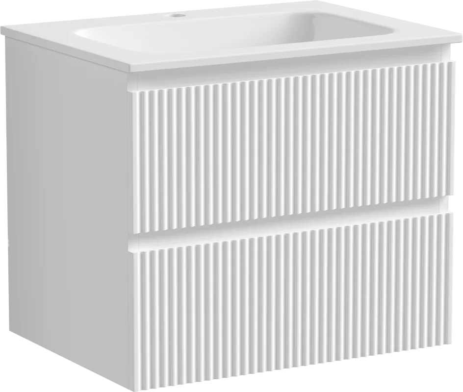 Тумба под раковину Sancos Snob R 60 подвесная Bianco (белый), SNR60W Sancos — официальный сайт