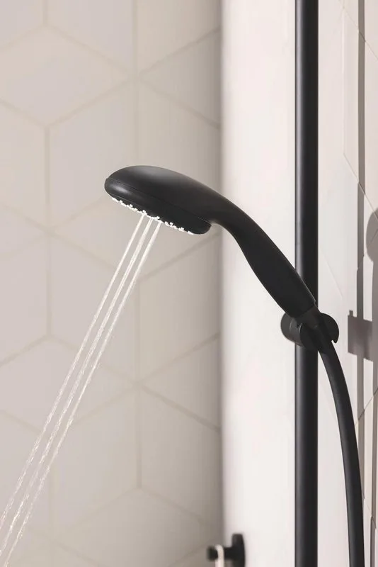 Душевая лейка Grohe Vitalio Start 279462430 матовый черный Sancos — официальный сайт