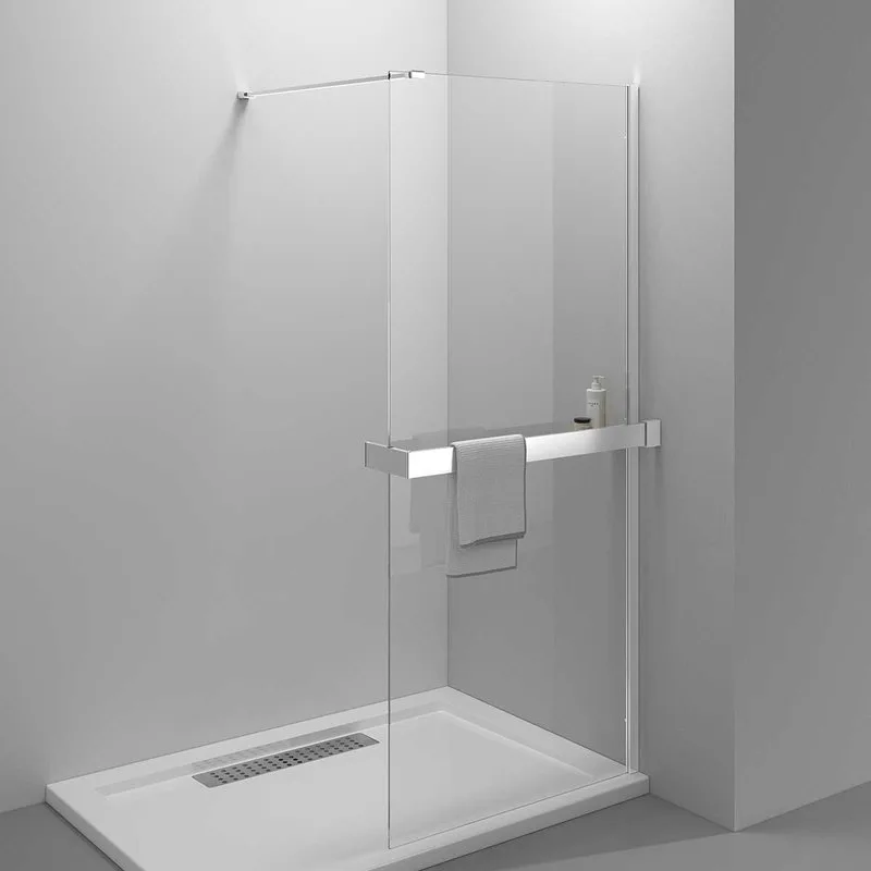 Душевая перегородка Vincea Walk-in HR VSW-4HR100CL 100 см, профиль глянцевый хром, стекло прозрачное Sancos — официальный сайт