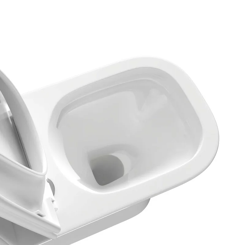Унитаз-компакт напольный AQUATEK Optima Square AQ4411-00 безободковый, с микролифтом Sancos — официальный сайт