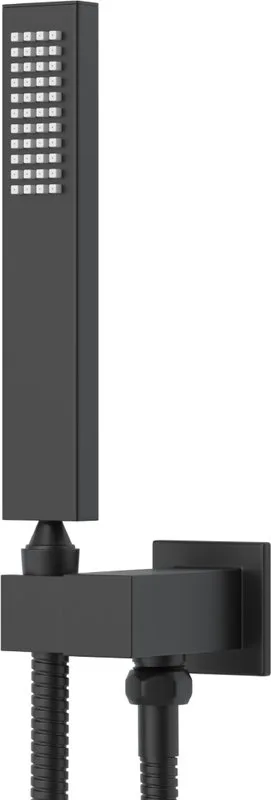 Душевой комплект Berges Figure 2S 071032, С ВНУТРЕННЕЙ ЧАСТЬЮ, черный матовый Sancos — официальный сайт