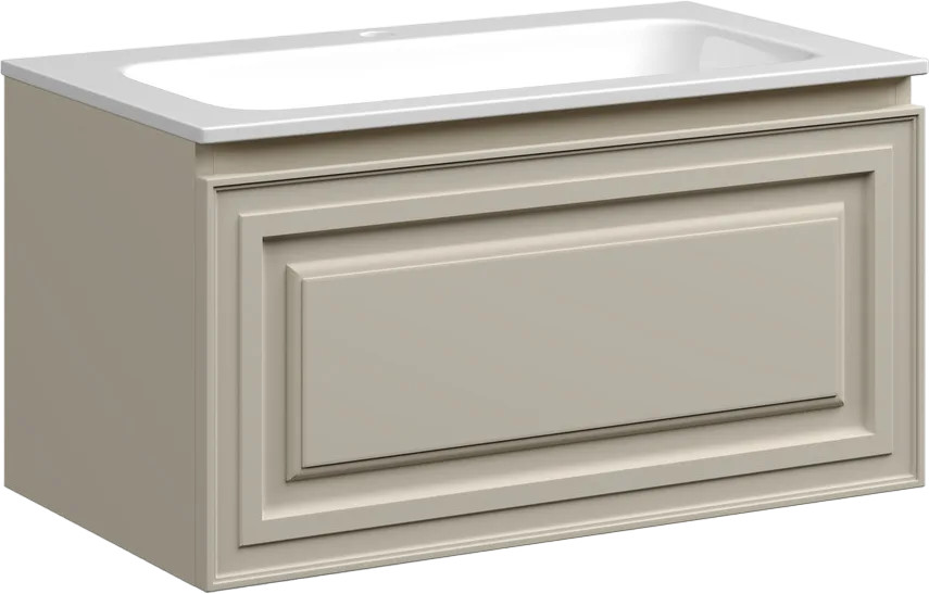 Тумба с раковиной Sancos Very 80 beige soft Sancos — официальный сайт