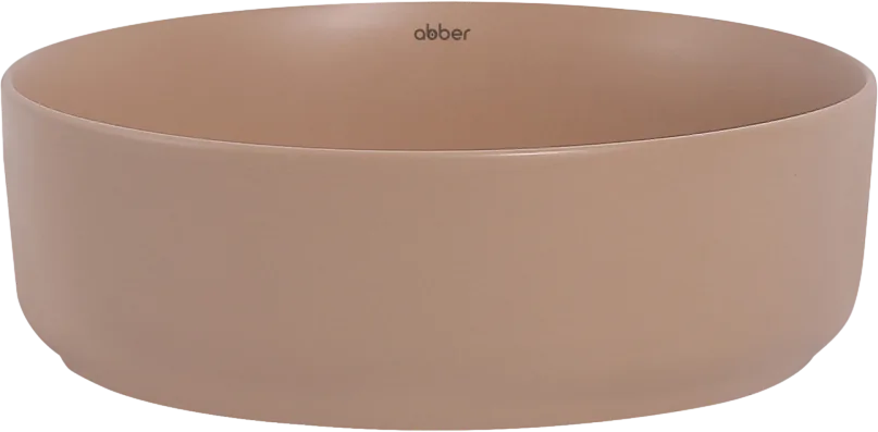 Накладная раковина Abber Bequem AC2108MBB матовая бежевая Sancos — официальный сайт