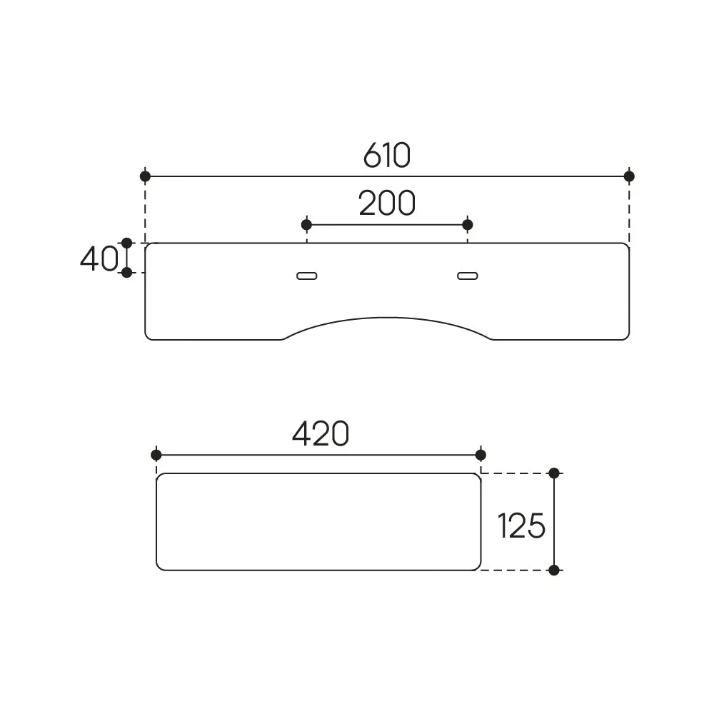Накладная раковина Aqueduto Espiral ESP0510 61 см белый глянцевый Sancos — официальный сайт