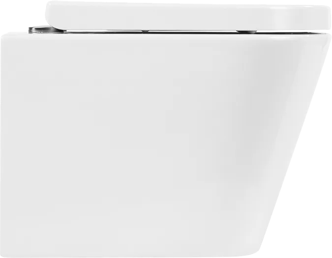 Унитаз подвесной BelBagno Flay-r BB053CHR BB105SC с микролифтом, безободковый, глянцевый белый Sancos — официальный сайт