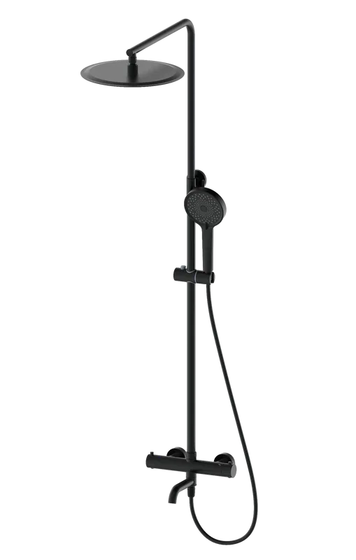 Душевая стойка Wonzon & Woghand WW-88739903-MB, матовая черная Sancos — официальный сайт