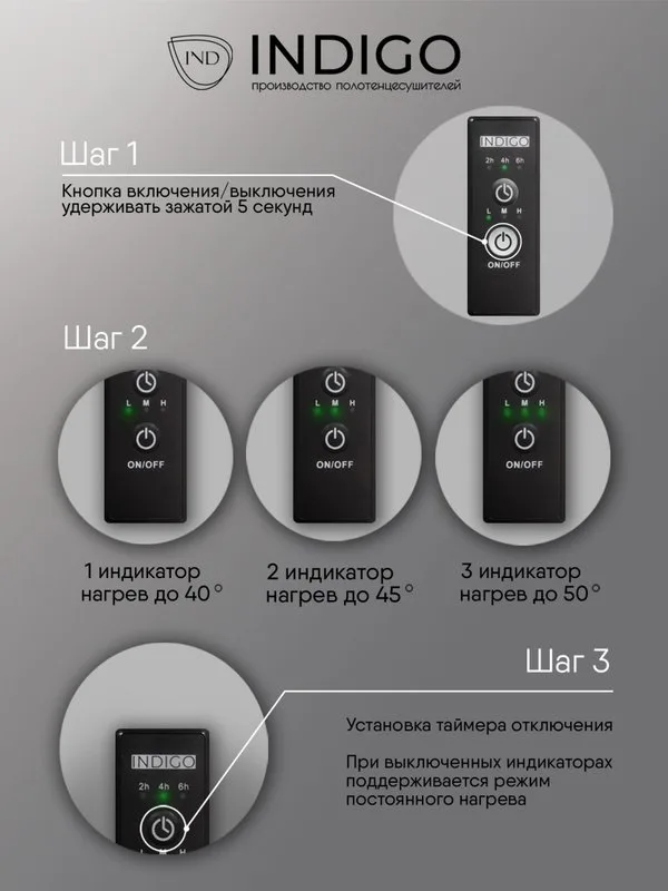 Полотенцесушитель электрический Indigo Arc Lux LCALE70-30BRRt черный муар Sancos — официальный сайт
