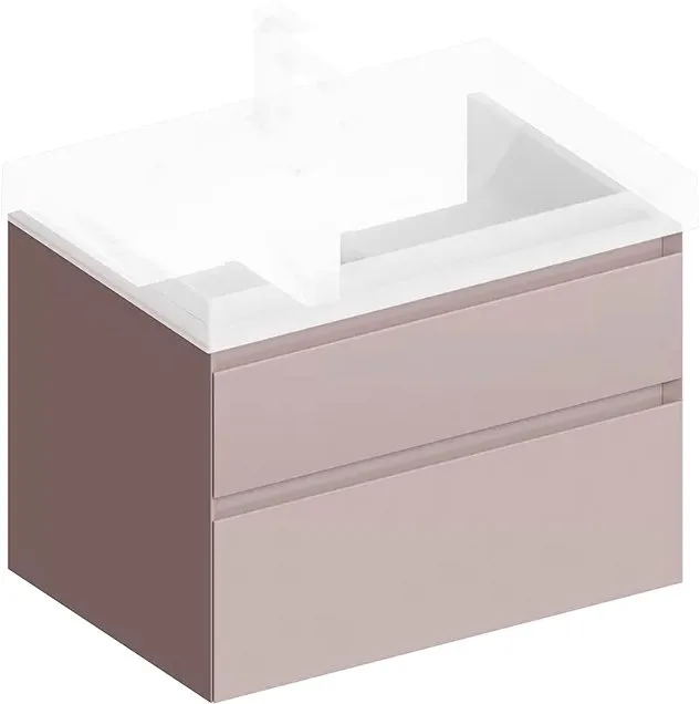 Тумба под раковину без столешницы KERAMA MARAZZI Cubo 70 мальва матовая Sancos — официальный сайт